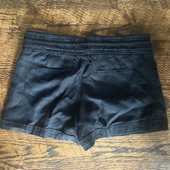 Athleta Cabo Linen Shorts Black Size 10 - Picture 6 of 10
